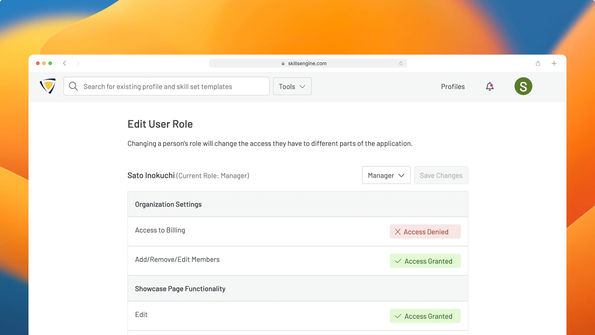 Organization Permissions