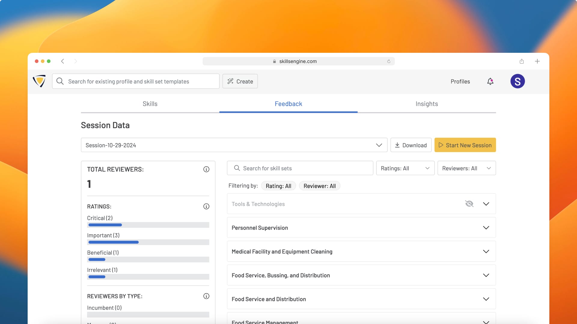 Validating Profiles with Feedback